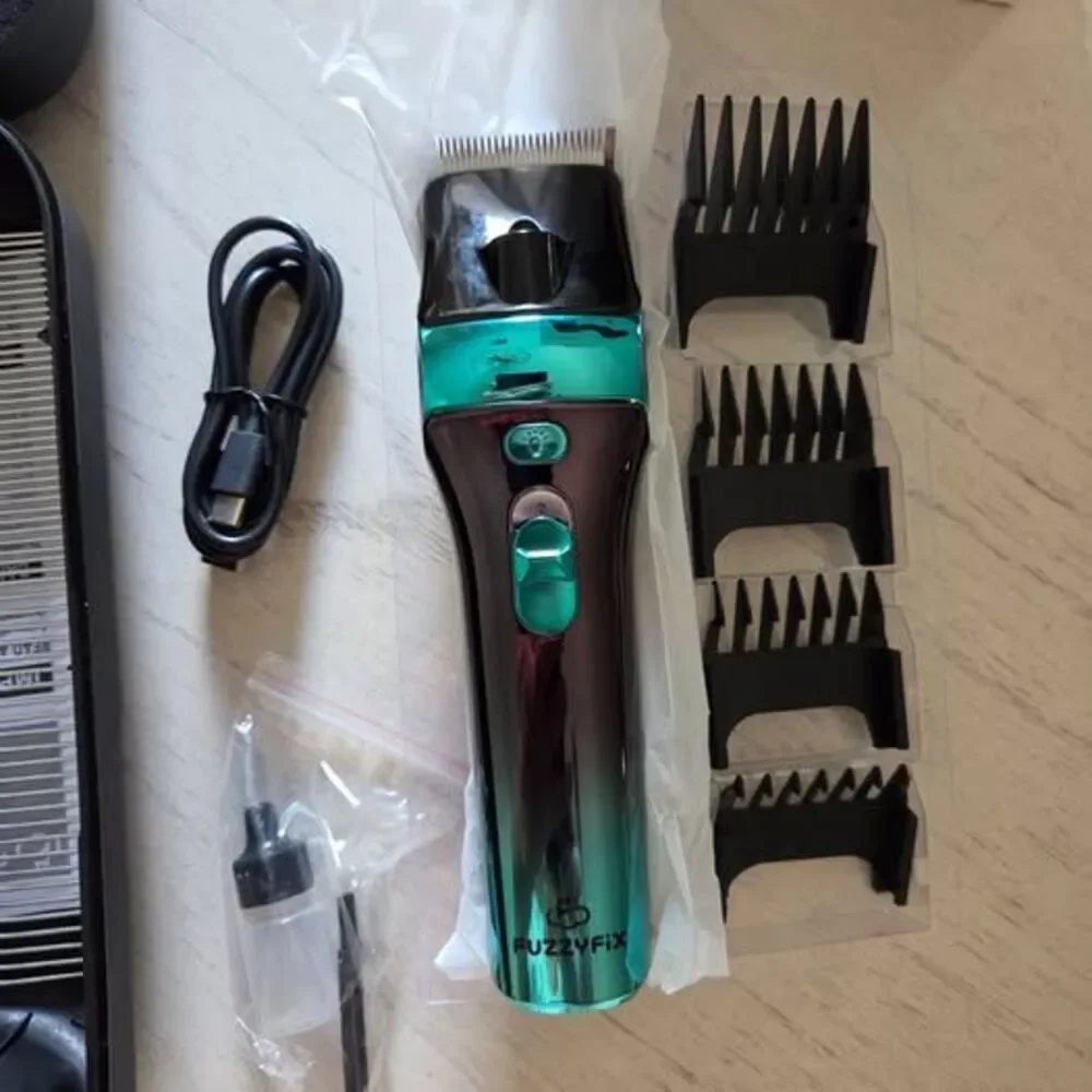 FuzzyFix Dog Clippers for Grooming with 5-in-1 Blade, Grooming Kit with Case